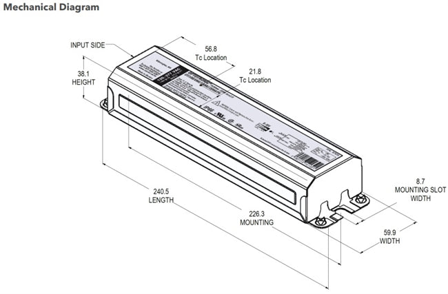 OTI 180W UNV 1250C G2 2DIM P6 J10