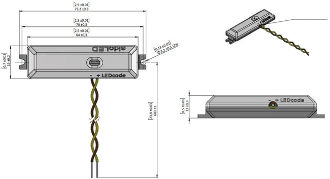 eldoLED Casambi BT-L2E1 Two Channel Dimming of Intensity
