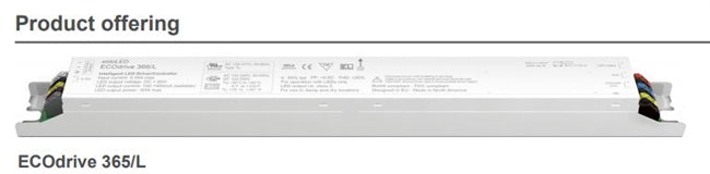 eldoLED ECOdrive 365/L 30W DALI-2 LED Driver