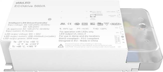 eldoLED ECOdrive 560/A 50W DALI-2 LED Driver