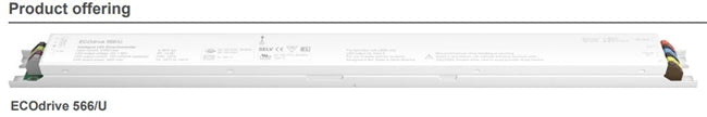 eldoLED ECOdrive 566/U Constant Current LED Driver, 50W, 0-10V + AUX