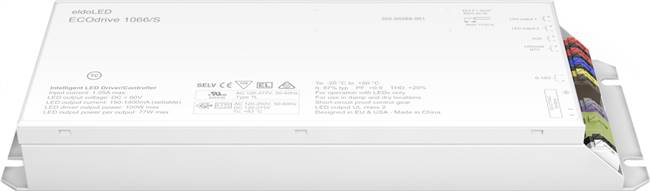 eldoLED ECOdrive 1066/S Constant Current LED Driver, 100W, 0-10V + AUX