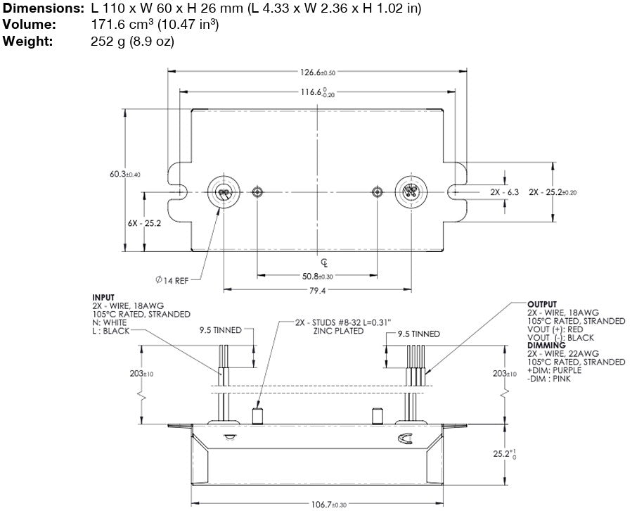 ESM050W-1050-42 Constant Current LED Driver