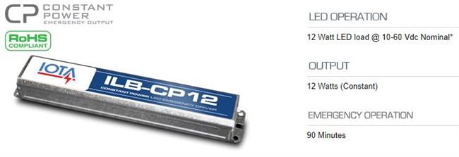 ILB CP12 J - LED Emergency Driver