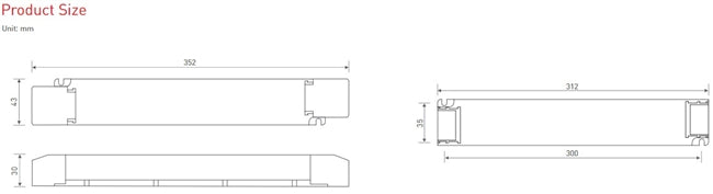 LTECH LM-100-24-U2D2 Constant Voltage Dali-2 LED Driver