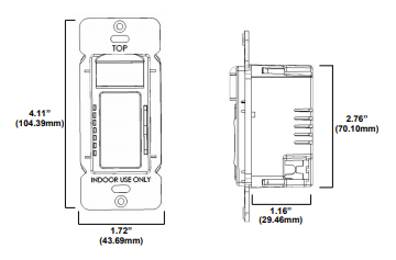 Casambi Enabled PIR Motion Sensor Wall Dimmer