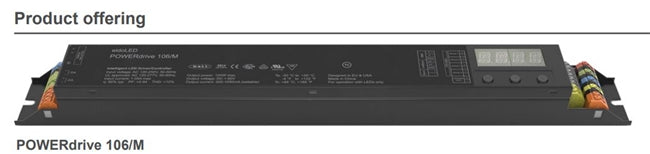 eldoLED POWERdrive 106/M Constant-Current DMX LED Driver