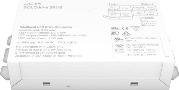 eldoLED SOLOdrive 261/B Constant Current LED Driver