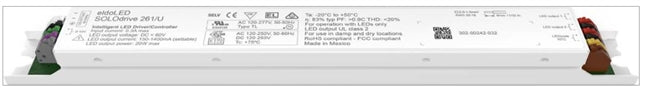 eldoLED SOLOdrive 261/U Constant Current LED Driver