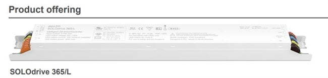eldoLED SOLOdrive 365/L DALI-2 Constant-Current LED Driver