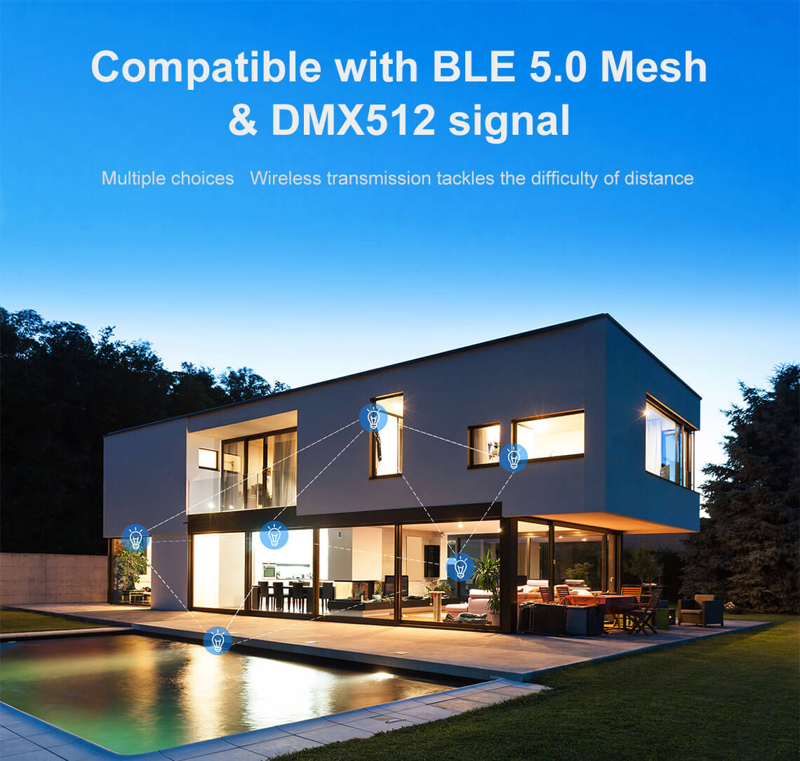 UB5 DMX RGBWY Wall Dimmer