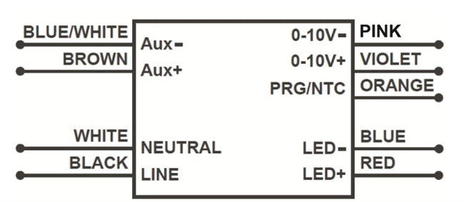 OTI 100W UNV 1600C 2DIM P6 AUX J10