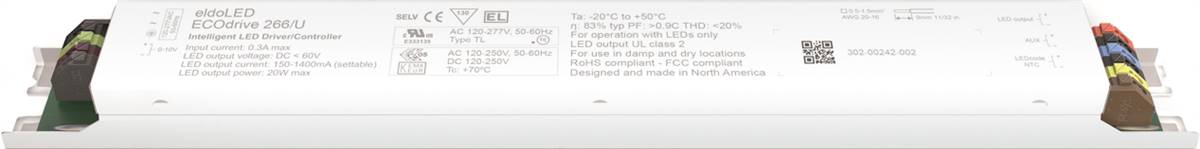 eldoLED ECOdrive 265/U 20W DALI-2 LED Driver