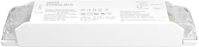eldoLED ECOdrive 361/A Constant Current LED Driver, 30W, 0-10V