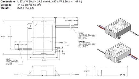 ESP060W-1400-42 Constant Current LED Driver