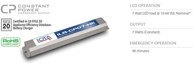 ILB CP07 HE B - High-Efficiency LED Emergency Driver
