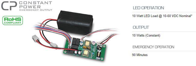 ILB CP10 L CUBE - LED Emergency Driver