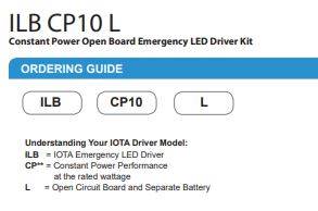 ILB CP10 L CUBE - LED Emergency Driver