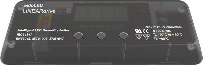 LINEARdrive 720D Programmable Constant-Voltage DMX/RDM & DALI LED