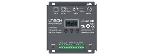 LT-905-OLED 5CH CV DMX/RDM Decoder