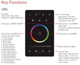 UB4 DMX RGBW Wall Dimmer