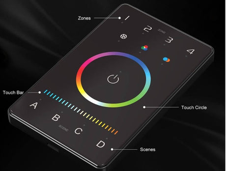 UB5 DMX RGBWY Wall Dimmer