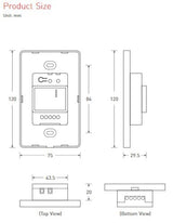 UB5 DMX RGBWY Wall Dimmer