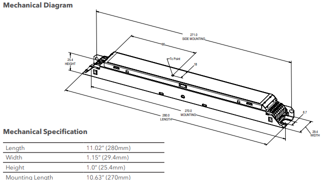 OTI 30W UNV 1A0 1DIM DIM-1 J10