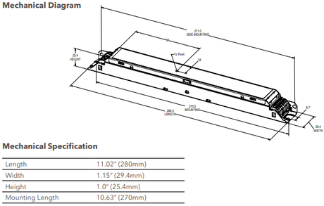 OTI 50W UNV 1A4 1DIM DIM-1 J10 Optotronic
