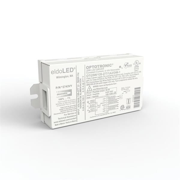 OTi25W/120-277/1A2/DIM-1 AUX Optotronic 25W Indoor Compact Driver