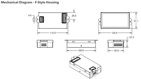 OTI 40W 347V 1A4 1DIM AUX DIM-1 J20 Optotronic