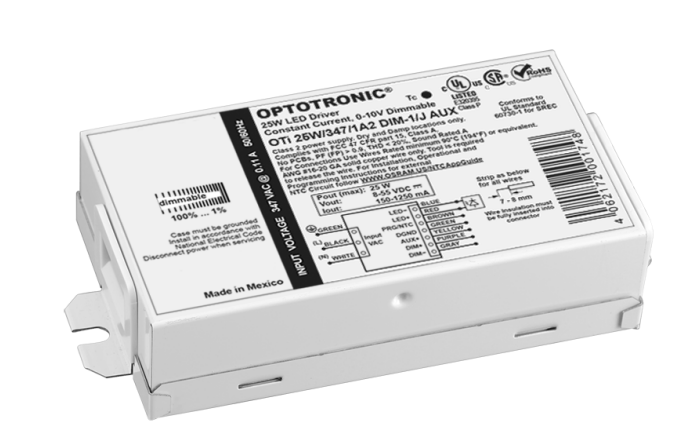 OTI 40W 347V 1A4 1DIM DIM-1 J-HOUSING J20 Optotronic