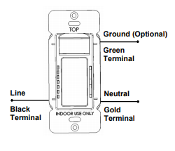 Casambi Enabled PIR Motion Sensor Wall Dimmer