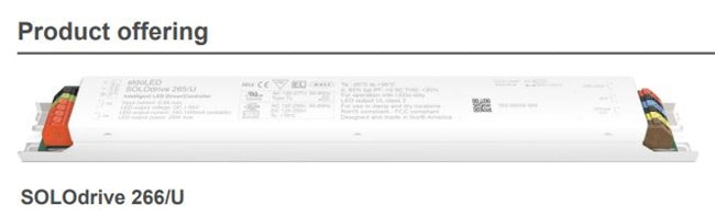 eldoLED SOLOdrive 266/U Constant Current LED Driver