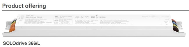 eldoLED SOLOdrive 366/L Constant Current LED Driver