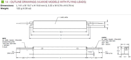 VLM60W-24 Constant Voltage LED Driver