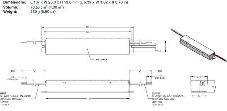 VLM60W-12 Constant Voltage LED Driver